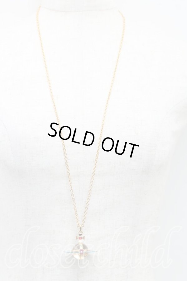 画像6: ヴィヴィアンウエストウッド 中古 / ヴィンテージスモールオーブネックレス  ゴールド  H-25-04-13-016-nl-OD-ZH (6)