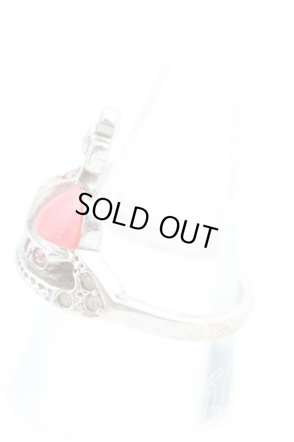 画像2: ヴィヴィアンウエストウッド 中古 / ディアマンテハートリング S(11号) シルバー  H-25-04-13-018-rg-OD-ZH (2)