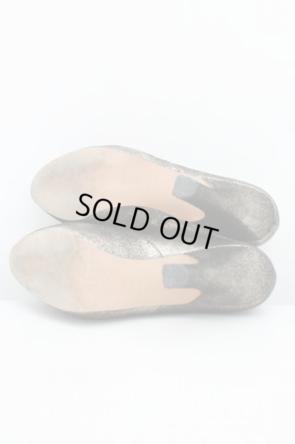 画像5: ヴィヴィアンウエストウッド 中古 / グリッターメリージェーンパンプス 38（24cm） シルバー  H-25-04-13-019-sh-IN-ZH (5)