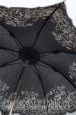 画像2: ヴィヴィアンウエストウッド 中古 / エンブロイダリー晴雨兼用傘  黒  H-25-04-13-022-gd-OD-ZH (2)