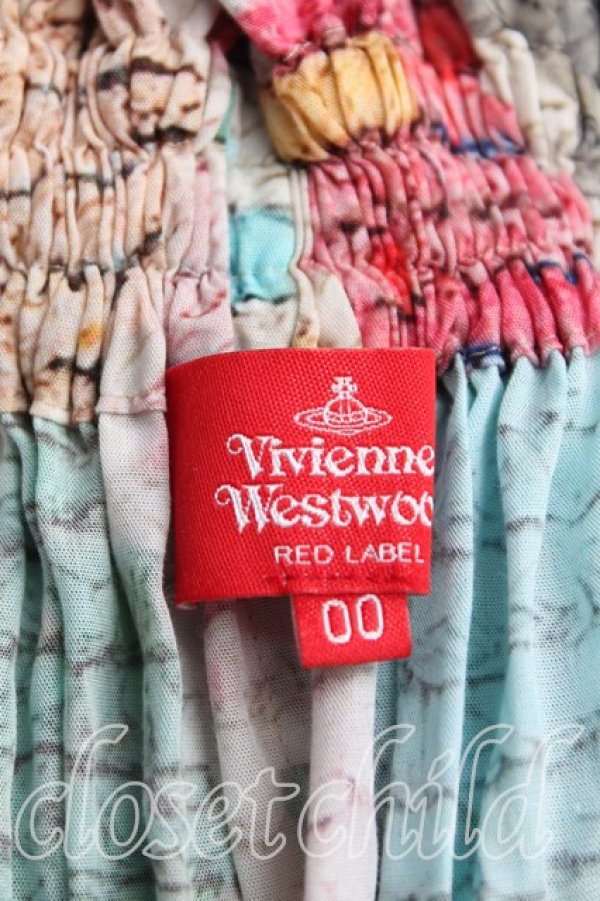 画像3: ヴィヴィアンウエストウッド 中古 / ハーレークインマキシスカート 00(ワンサイズ) 緑  H-25-04-20-022-sk-OD-ZH (3)