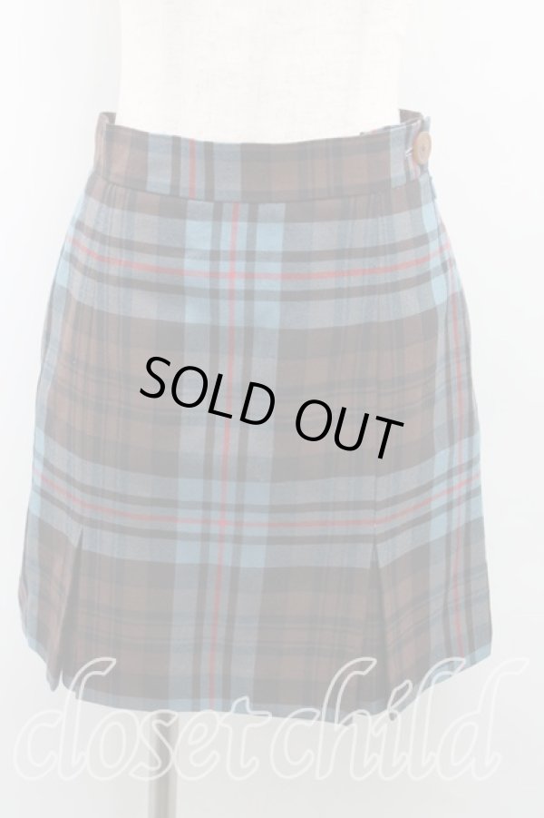 画像3: ヴィヴィアンウエストウッド 中古 / タータンチェックラブジャケットセットアップ 01(7号) 青  H-25-04-20-024-su-OD-ZH (3)