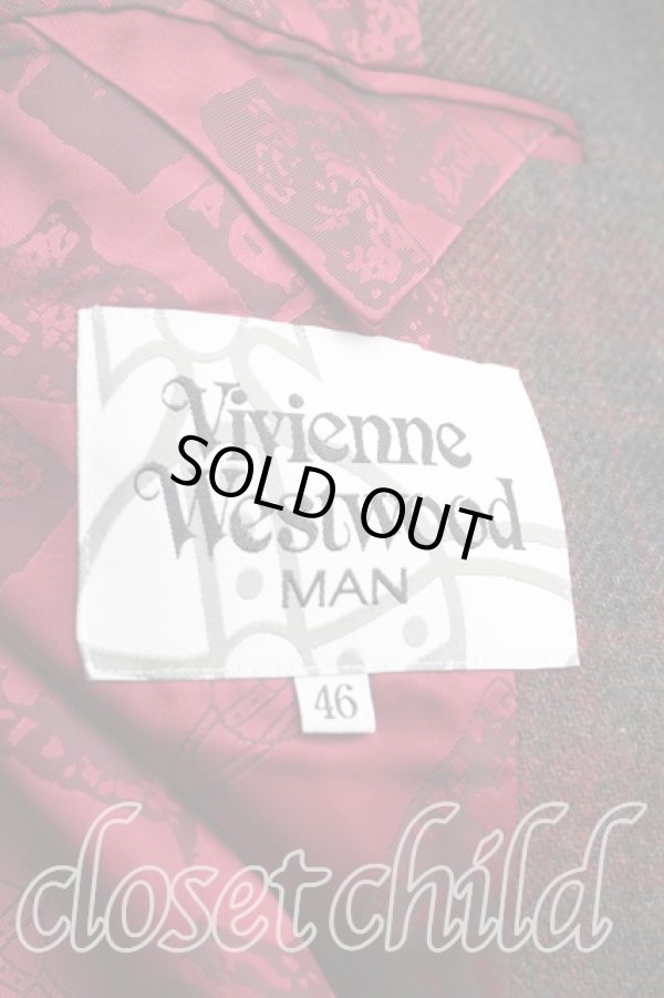 画像5: ヴィヴィアンウエストウッド MAN 中古 / アドバーシティセットアップ 46(メンズS) ボルドー  H-25-04-20-025-su-OD-ZH (5)