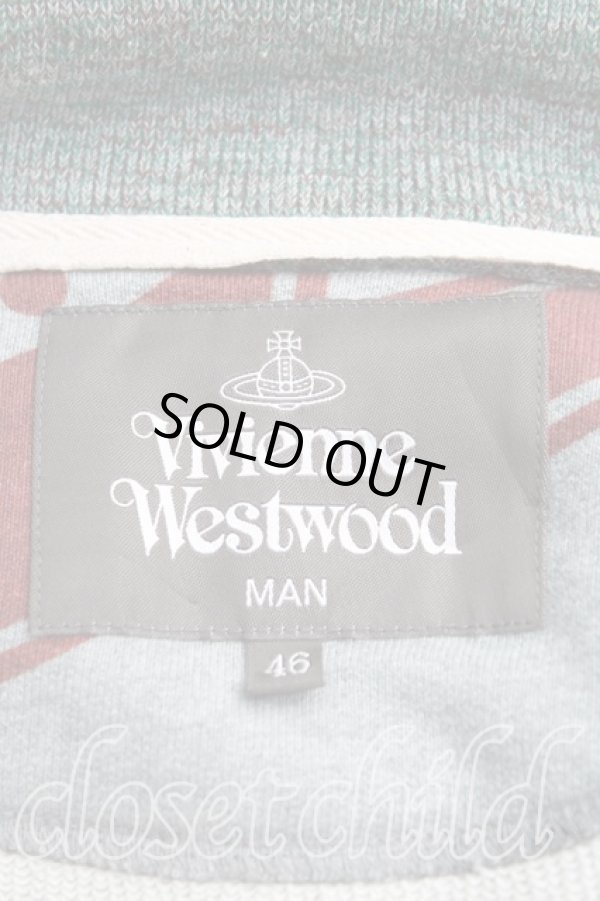 画像3: ヴィヴィアンウエストウッド MAN 中古 / FRAT HOUSEトラックジャケット 46(メンズM) 灰  H-25-04-20-004-jc-OD-ZH (3)