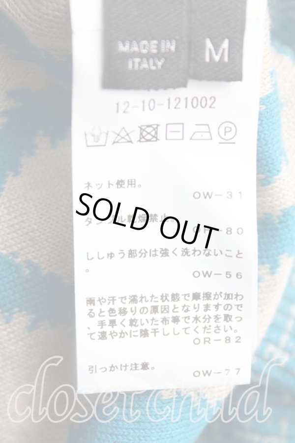 画像4: ヴィヴィアンウエストウッド 中古 / スクイグルカーディガン M 青  H-25-04-20-037-to-OD-ZH (4)