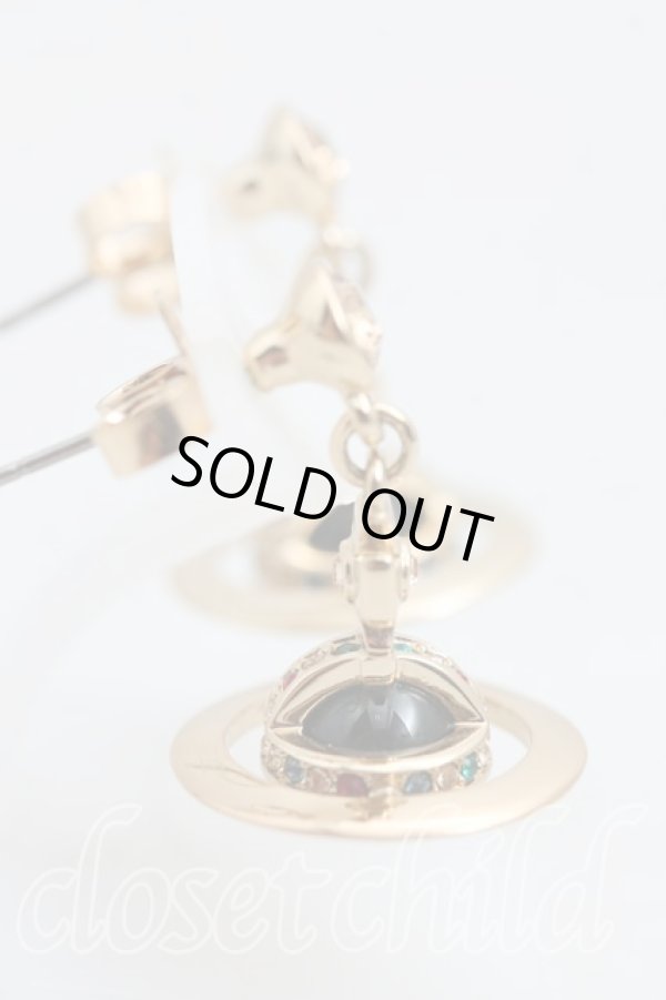 画像3: ヴィヴィアンウエストウッド 中古 / ニュープチオーブピアス  ゴールド  H-25-04-20-059-er-OD-ZH (3)