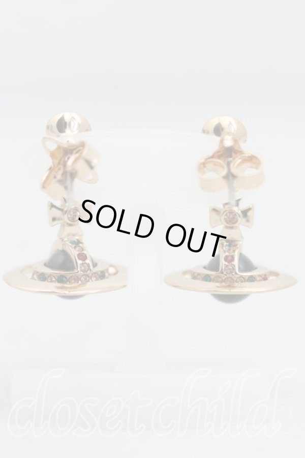 画像4: ヴィヴィアンウエストウッド 中古 / ニュープチオーブピアス  ゴールド  H-25-04-20-059-er-OD-ZH (4)