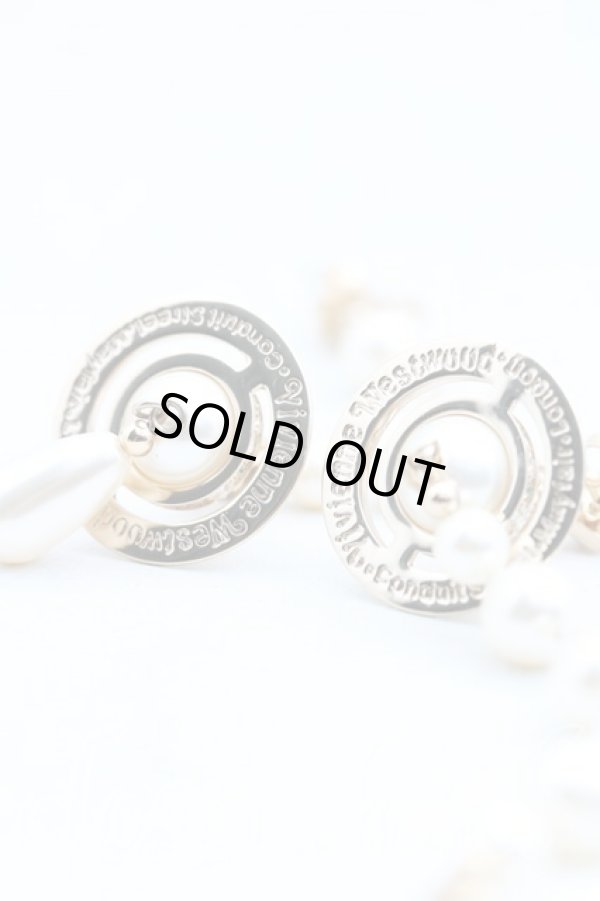 画像4: ヴィヴィアンウエストウッド 中古 / ブロークンパールピアス  ゴールド  H-25-04-20-060-er-OD-ZH (4)