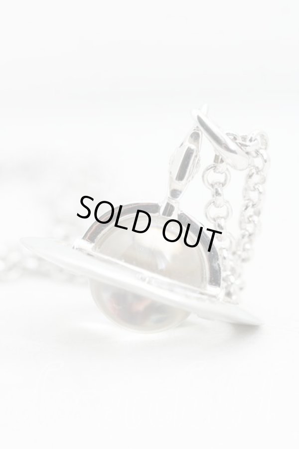 画像2: ヴィヴィアンウエストウッド 中古 / スモールオーブネックレス  シルバー  H-25-04-20-062-nl-IN-ZH (2)