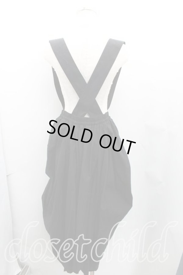 画像2: ヴィヴィアンウエストウッド 中古 / 吊ワンピース 00(ワンサイズ) 黒  H-25-04-20-007-op-IN-ZH (2)