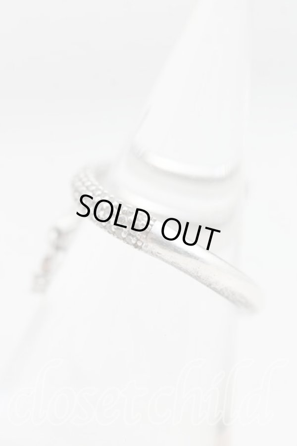 画像2: ヴィヴィアンウエストウッド 中古 / Elysia Snakeリング S(10号) シルバー  H-25-04-20-070-rg-OD-ZH (2)