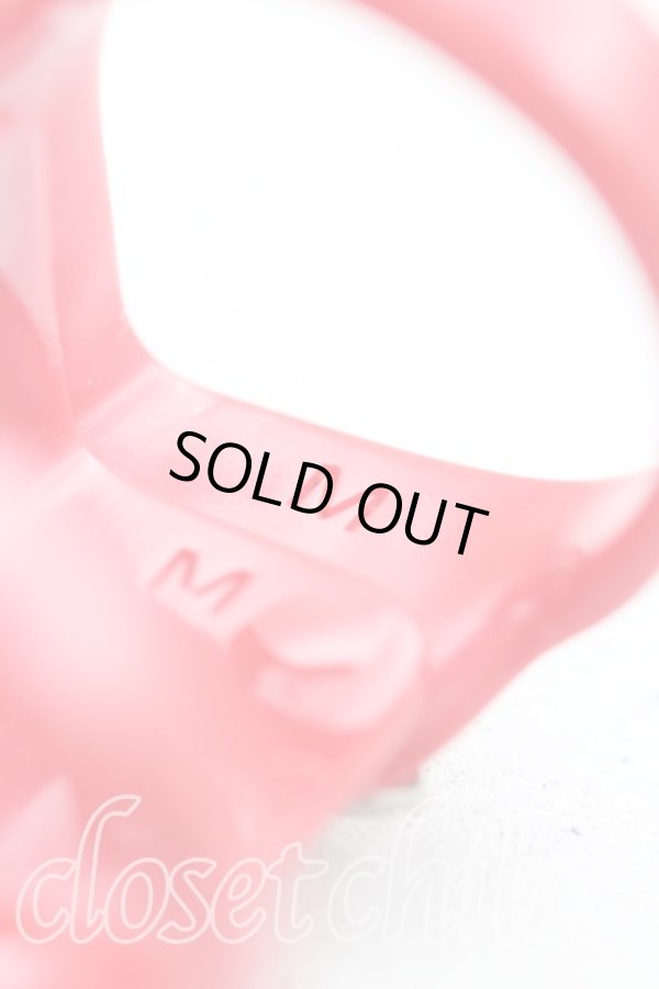 画像5: ヴィヴィアンウエストウッド 中古 / レジンアーマーリング M(14号) 赤  H-25-04-20-073-rg-OD-ZH (5)