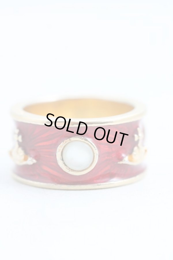 画像2: ヴィヴィアンウエストウッド 中古 / キングリング L(17号) ゴールドx赤  H-25-04-20-075-rg-OD-ZH (2)