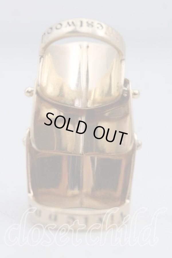 画像3: ヴィヴィアンウエストウッド 中古 / キスミートワイスアーマーリング S(8号) ゴールド  H-25-04-20-077-rg-OD-ZH (3)