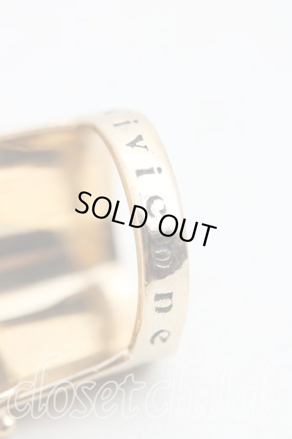 画像4: ヴィヴィアンウエストウッド 中古 / キスミートワイスアーマーリング S(8号) ゴールド  H-25-04-20-077-rg-OD-ZH (4)