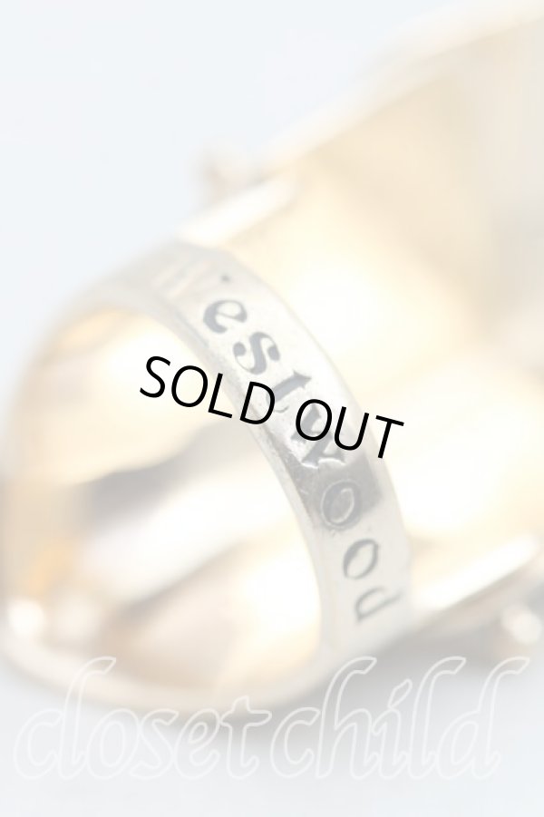 画像5: ヴィヴィアンウエストウッド 中古 / キスミートワイスアーマーリング S(8号) ゴールド  H-25-04-20-077-rg-OD-ZH (5)