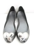 画像2: ヴィヴィアンウエストウッド×Melissa 中古 / オーブフラットパンプス 24cm 黒  H-25-04-20-079-sh-OD-ZH (2)