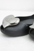 画像6: ヴィヴィアンウエストウッド×Melissa 中古 / オーブフラットパンプス 24cm 黒  H-25-04-20-079-sh-OD-ZH (6)