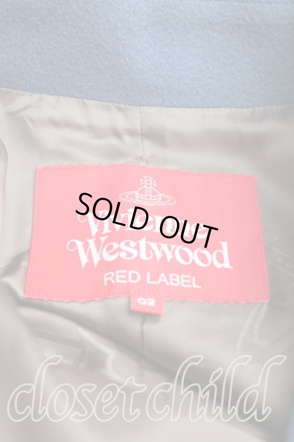 画像3: ヴィヴィアンウエストウッド 中古 / チェスターコート 02（9号） 青  H-25-04-20-008-co-OD-ZH (3)