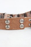 画像4: ヴィヴィアンウエストウッド 中古 / レザーダブルベルト  茶  H-25-04-20-081-gd-OD-ZH (4)