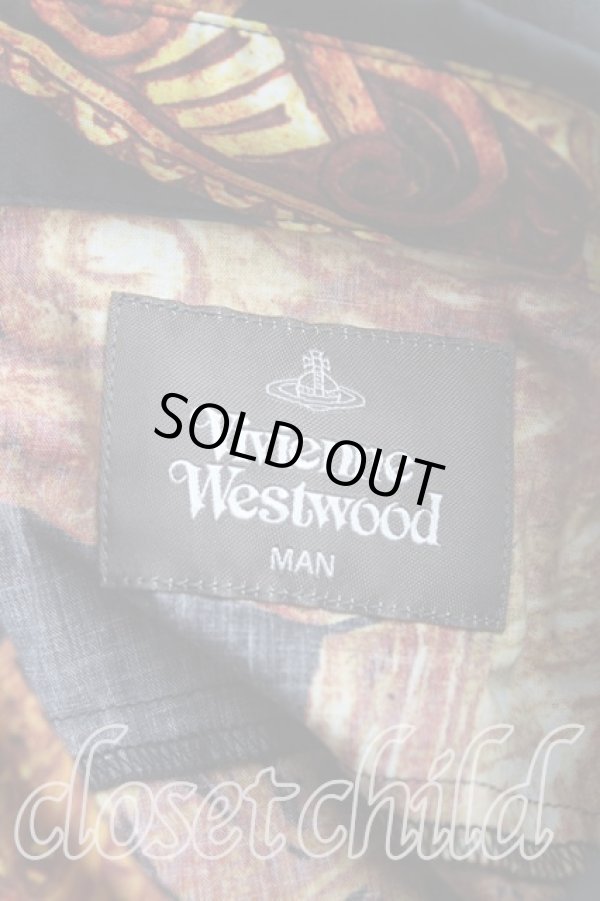 画像3: ヴィヴィアンウエストウッド MAN 中古 / フレーム サークルシャツ ワンサイズ 黒  H-25-04-20-015-bl-OD-ZH (3)