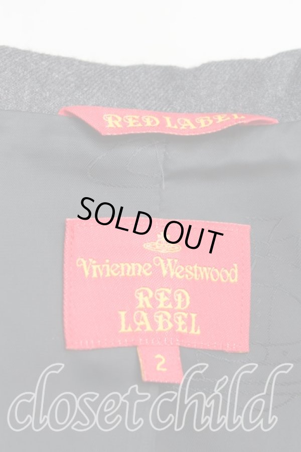 画像3: ヴィヴィアンウエストウッド 中古 / ウールラブジャケット 2(9号) 灰  H-25-04-20-002-jc-OD-ZH (3)