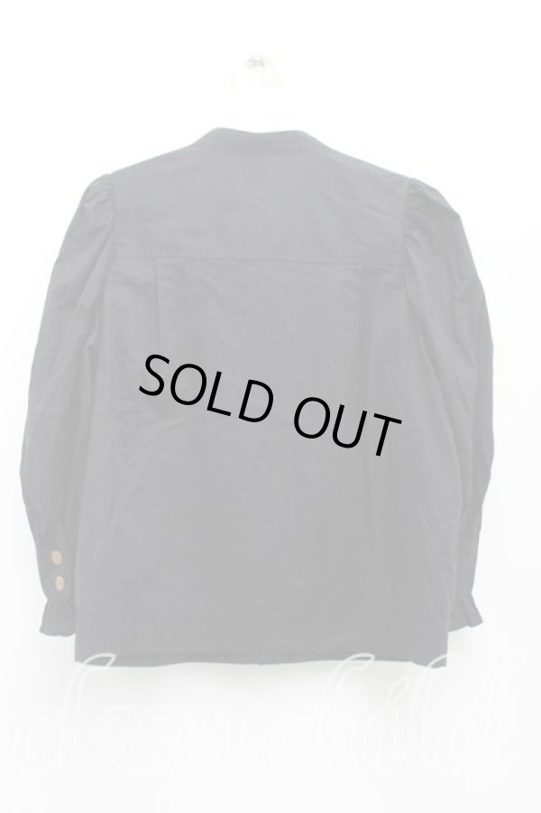 画像2: ヴィヴィアンウエストウッド 中古 / ハートビブブラウス 00(ワンサイズ) 黒  H-25-04-20-017-bl-OD-ZH (2)