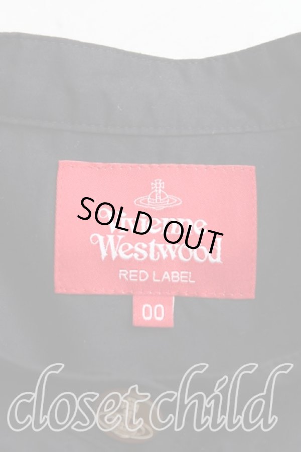 画像3: ヴィヴィアンウエストウッド 中古 / ハートビブブラウス 00(ワンサイズ) 黒  H-25-04-20-017-bl-OD-ZH (3)