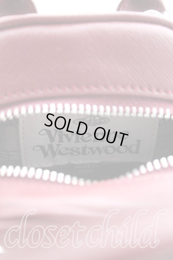 画像5: ヴィヴィアンウエストウッド 中古 / サフィアーノミニヤスミンバッグ  ボルドー  H-25-04-27-019-ba-OD-ZH (5)