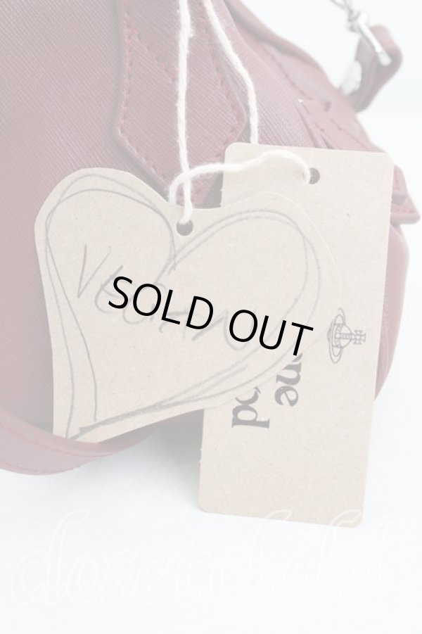 画像6: ヴィヴィアンウエストウッド 中古 / サフィアーノミニヤスミンバッグ  ボルドー  H-25-04-27-019-ba-OD-ZH (6)