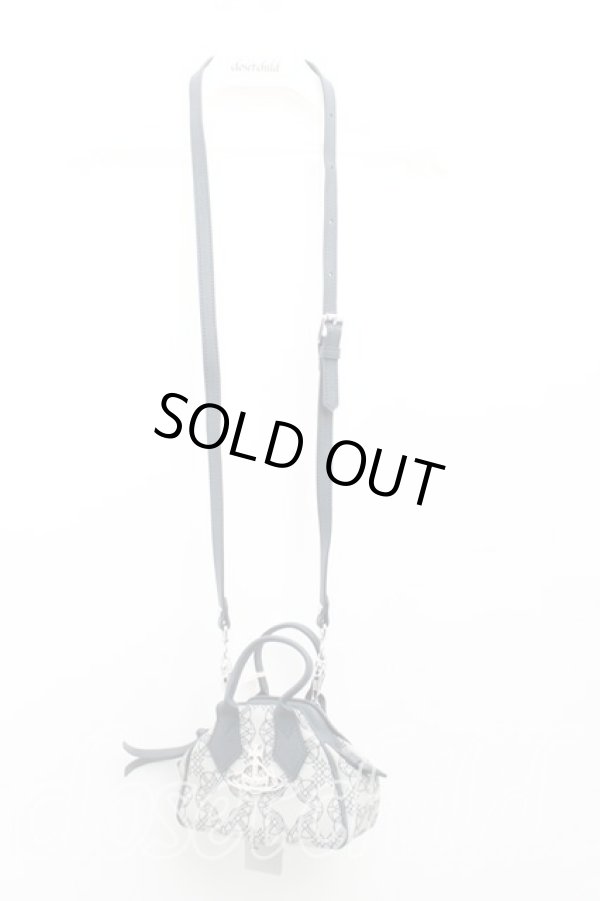 画像2: ヴィヴィアンウエストウッド 中古 / オーブジャガードミニヤスミンバッグ  黒  H-25-04-27-023-ba-OD-ZH (2)