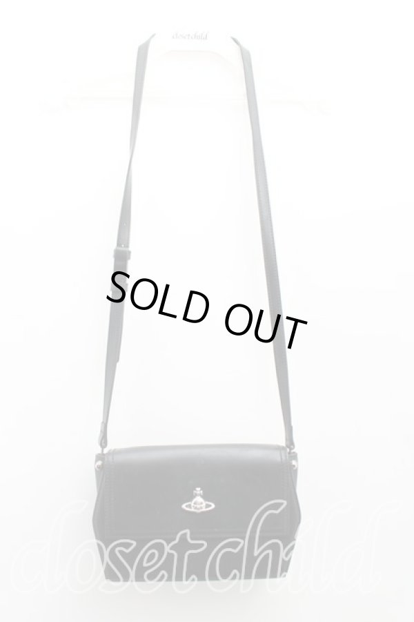 画像2: ヴィヴィアンウエストウッド 中古 / レザーショルダーバッグ  黒  H-25-04-27-025-ba-OD-ZH (2)