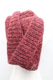 画像2: ヴィヴィアンウエストウッド 中古 / フード付ニットマフラー  赤  H-25-04-27-058-gd-IN-ZH (2)