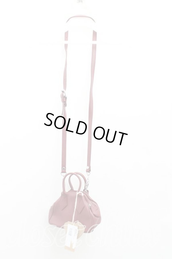 画像3: ヴィヴィアンウエストウッド 中古 / サフィアーノミニヤスミンバッグ  ボルドー  H-25-04-27-019-ba-OD-ZH (3)