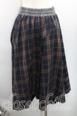 画像2: ヴィヴィアンウエストウッド 中古 / タータチェックイレギュラースカート 00(ワンサイズ) 紺×茶  H-25-05-04-020-sk-IN-ZH (2)