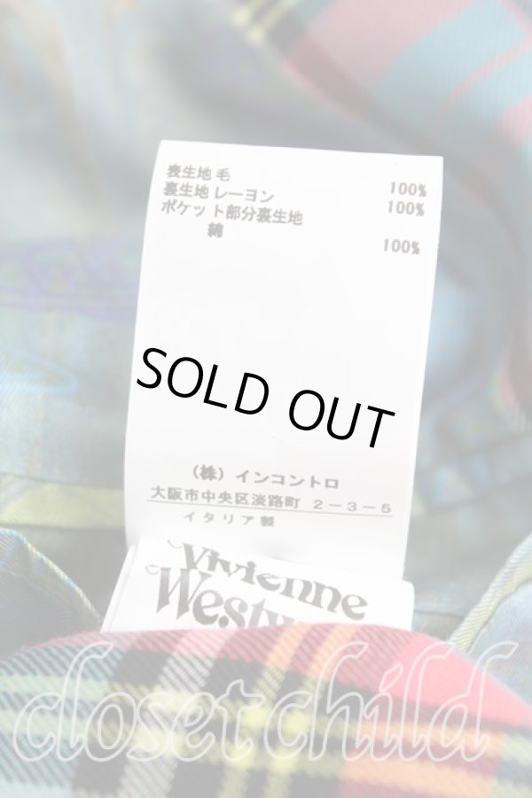 画像5: ヴィヴィアンウエストウッド 中古 / CUT OFF DBジャケット 36(XS) 青  H-25-05-04-002-jc-OD-ZH (5)