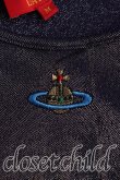 画像7: ヴィヴィアンウエストウッド 中古 / カラーオーブ刺繍ラメトップス M 黒×ゴールド  H-25-05-04-031-to-IN-ZH (7)