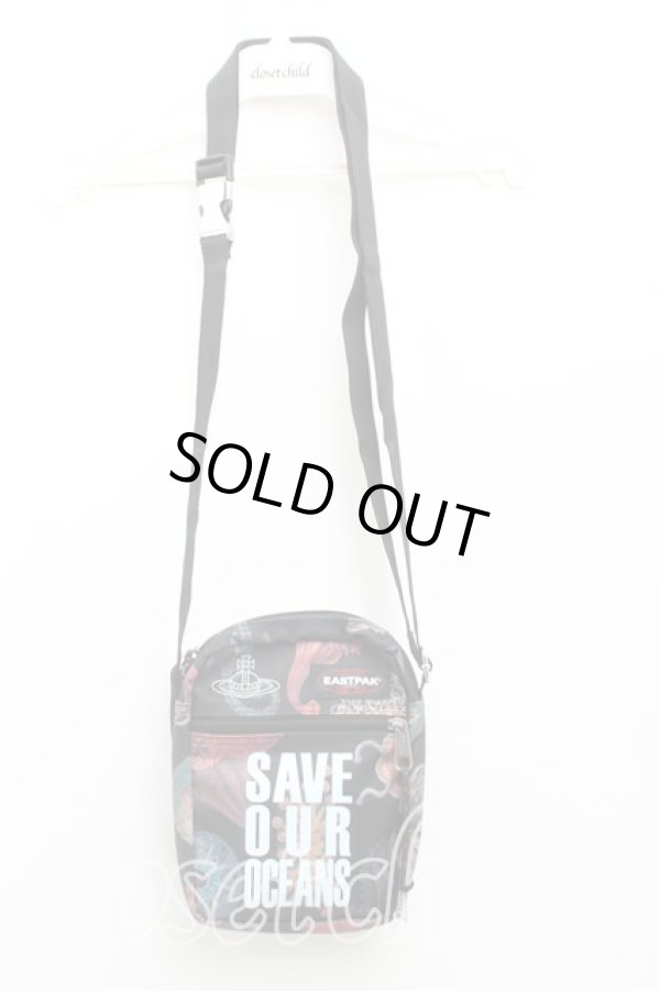 画像2: ヴィヴィアンウエストウッド×EASTPAK 中古 / ショルダーバッグ　VW THE ONE  黒  H-25-05-04-043-ba-IN-ZH (2)