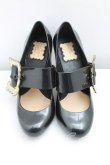 画像2: ヴィヴィアンウエストウッド×Melissa 中古 / テンプテーション EU37（23〜23.5cm相当） 黒  H-25-05-04-055-sh-OD-ZH (2)