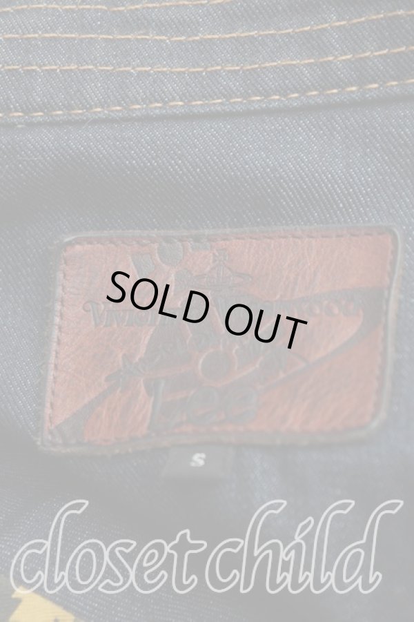 画像3: ヴィヴィアンウエストウッド Anglomania and Lee 中古 / クリントイーストウッドジャケット S インディゴ  H-25-05-04-001-jc-OD-ZH (3)