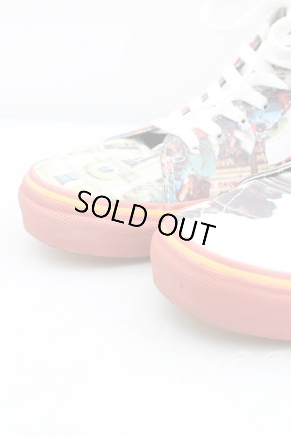 画像6: ANGLOMANIA×VANS 中古 / コラボレーションスニーカーピカデリーサーカスプリント 25.5 マルチ  H-25-05-04-057-sh-IN-ZH (6)
