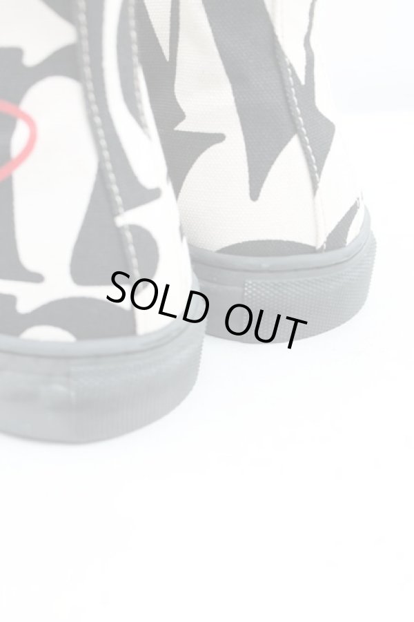 画像6: ヴィヴィアンウエストウッド 中古 / PLIMSOLL HIGH TOP 42(26.0cm) 白×黒  H-25-05-04-059-sh-IN-ZH (6)