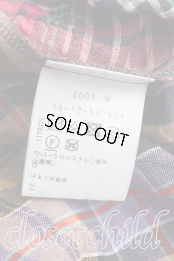 画像4: ヴィヴィアンウエストウッド 中古 / タータンチェックワンピース 00(ワンサイズ) 紫×赤  H-25-05-04-006-op-IN-ZH (4)