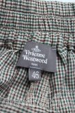 画像3: ヴィヴィアンウエストウッド 中古 / ギンガムチェックリラックスパンツ 46(メンズM相当) 茶  H-25-05-04-009-pa-IN-ZH (3)