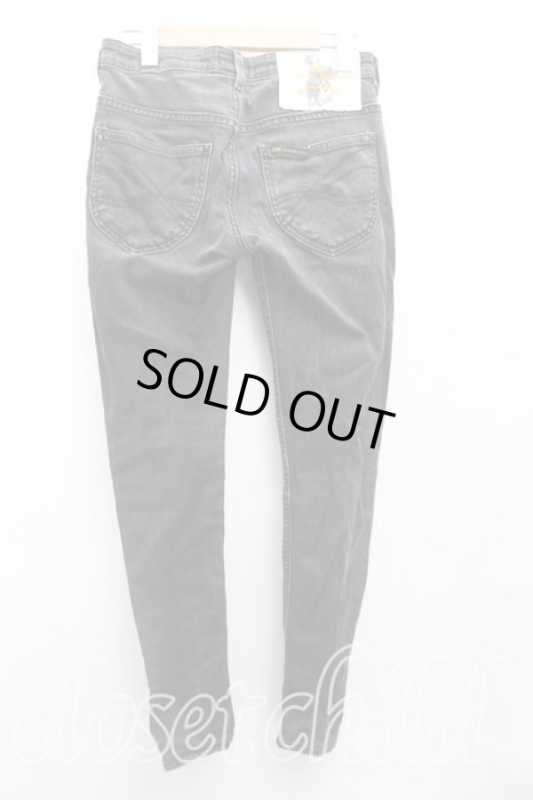 画像2: ヴィヴィアンウエストウッド Anglomania and Lee 中古 / スキニージーン W27 黒  H-25-05-04-012-pa-OD-ZH (2)