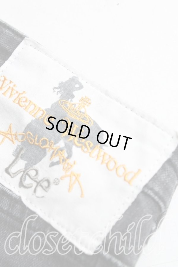 画像6: ヴィヴィアンウエストウッド Anglomania and Lee 中古 / スキニージーン W27 黒  H-25-05-04-012-pa-OD-ZH (6)