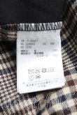 画像4: ヴィヴィアンウエストウッド MAN 中古 / タータンチェック切替BIGシャツ FREE 黒×ベージュ  H-25-05-04-013-bl-IN-ZH (4)