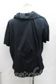 画像2: ヴィヴィアンウエストウッド 中古 / ボリュームカラー半袖シャツ UK14(13号相当) 黒  H-25-05-04-015-bl-IN-ZH (2)
