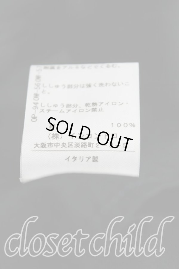 画像5: ヴィヴィアンウエストウッド 中古 / カラーオーブ刺繍開襟半袖シャツ 40(9号) 黒  H-25-05-04-016-bl-IN-ZH (5)