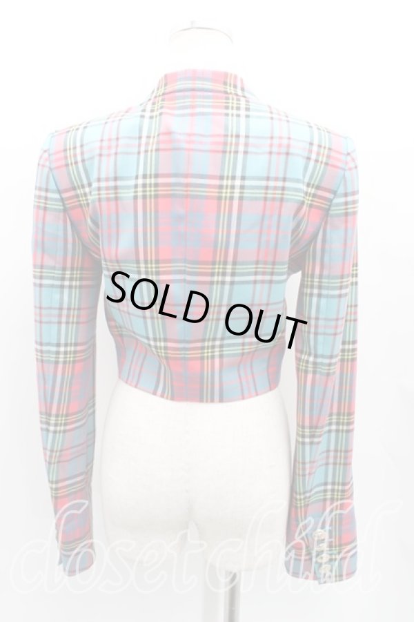 画像2: ヴィヴィアンウエストウッド 中古 / CUT OFF DBジャケット 36(XS) 青  H-25-05-04-002-jc-OD-ZH (2)